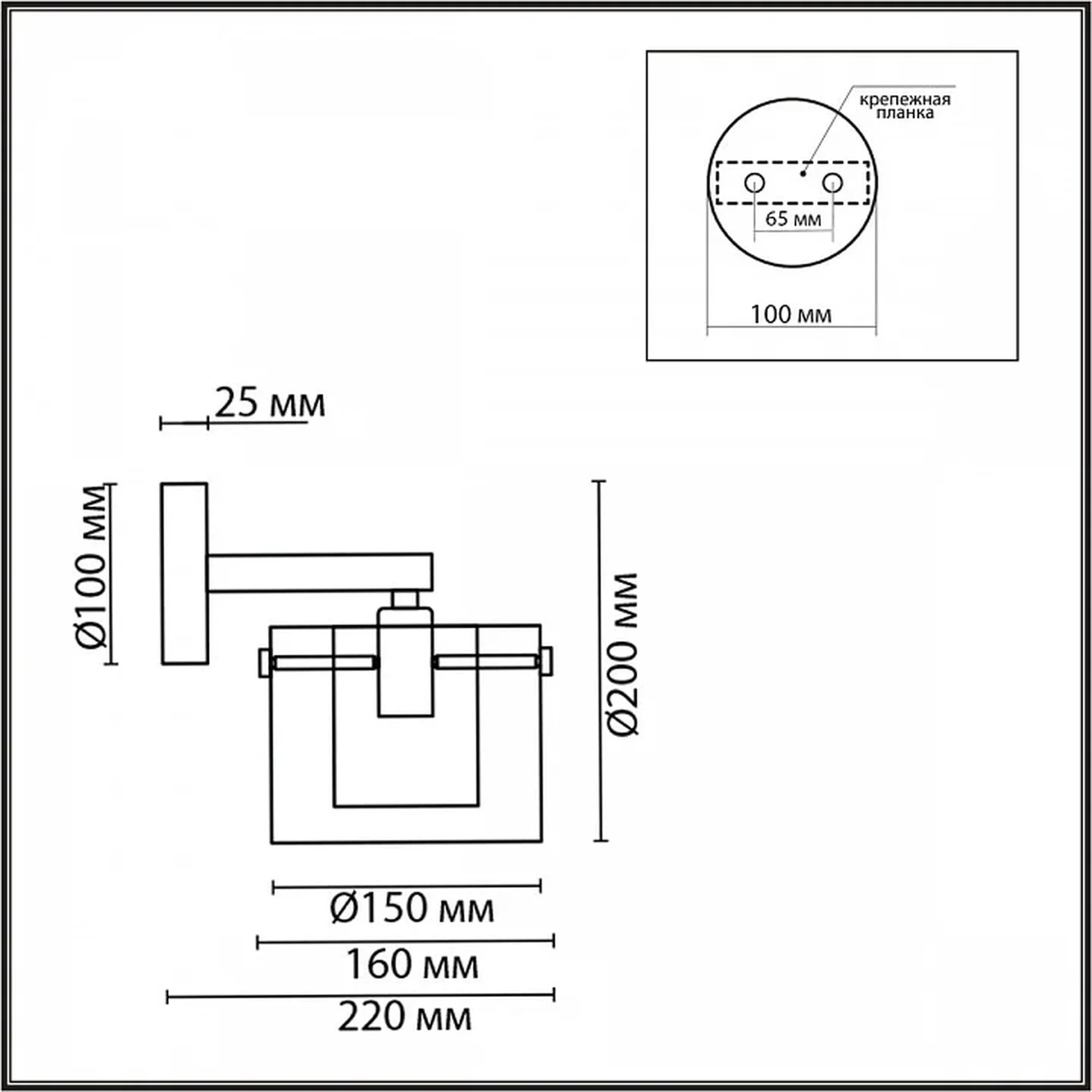 6587/1W MODERNI LN24 золото/прозрачный, металл/стекло Бра E14 1*40W 220V VERDI