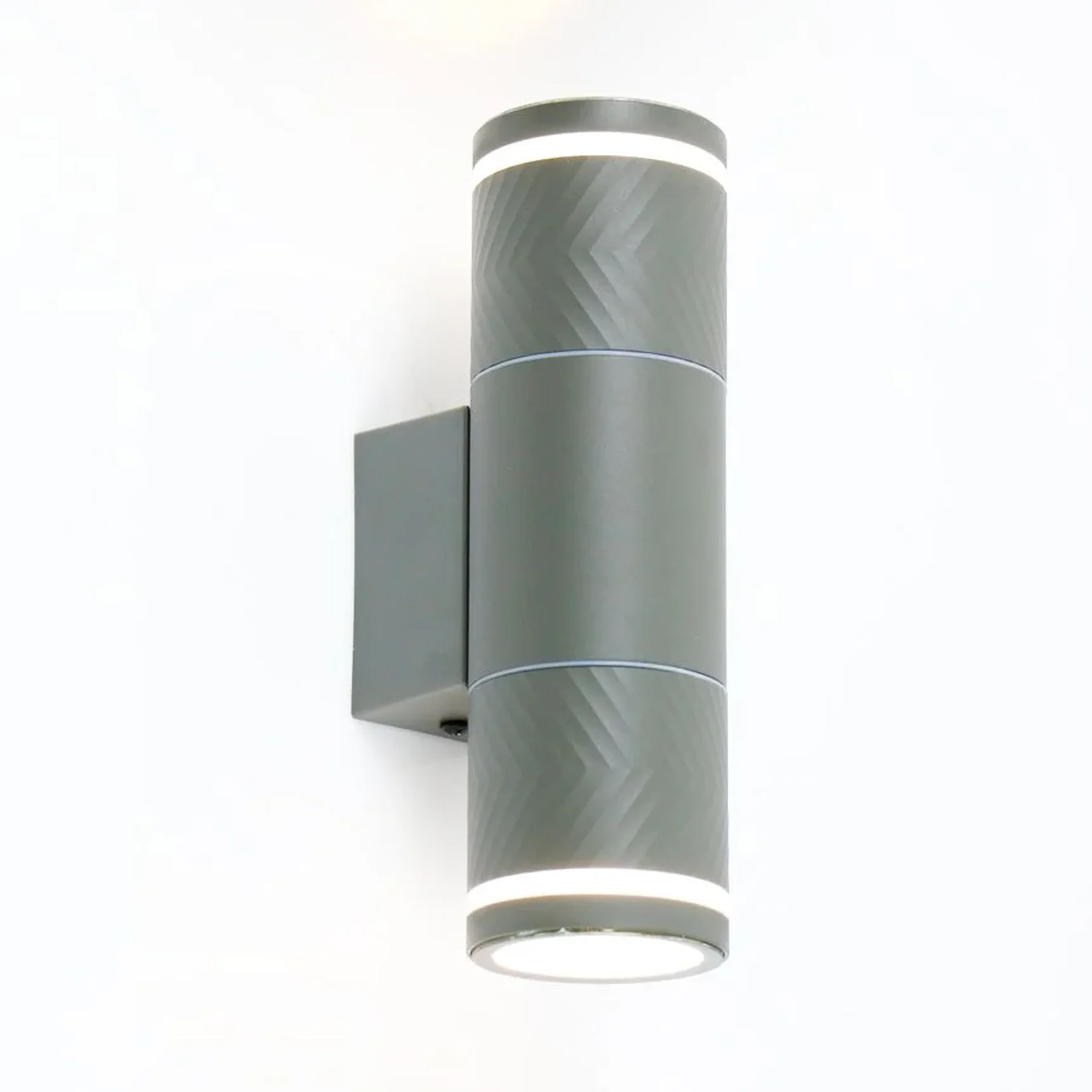 Фасадный светильник GWL-2MR16-GU10-R-IP65 Графит Шпиль