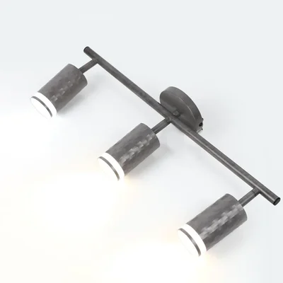Спот на основании GWL-3GU10-M-IP20 Тройной Бетон Кирпич