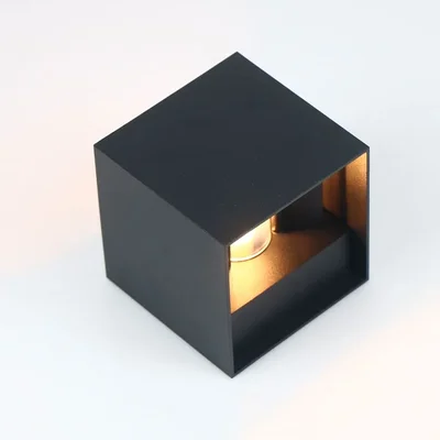 Фасадный светильник General GWL-G9-5-SQUARE-IP65 Черный Квадратный Лайтвэйв