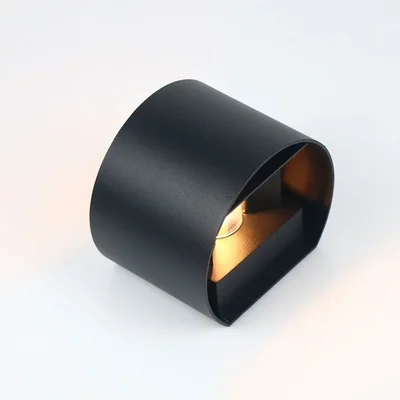 Фасадный светильник General GWL-G9-5-ROUND-IP65 Черный Круглый Лайтвэйв