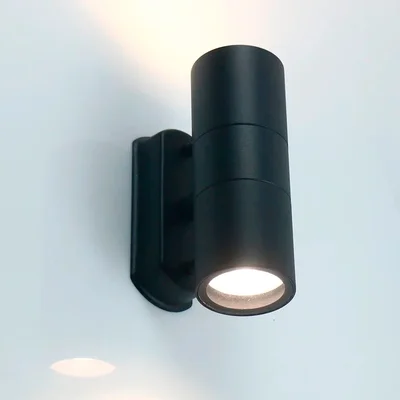Фасадный светильник General GWL-2MR16-GU10-R-IP65 Черный Стела