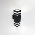 Фасадный светильник General GWL-2E27-M-IP65 Черный С двойным боковым рассеивателем Гратус