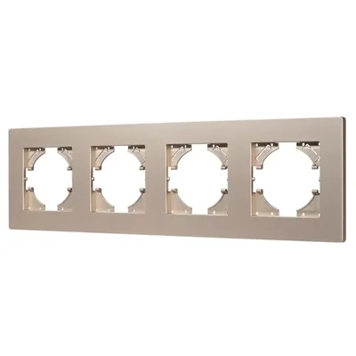 Рамка пластиковая FRM-PERIO-PL-4-GD (Arlight, -)