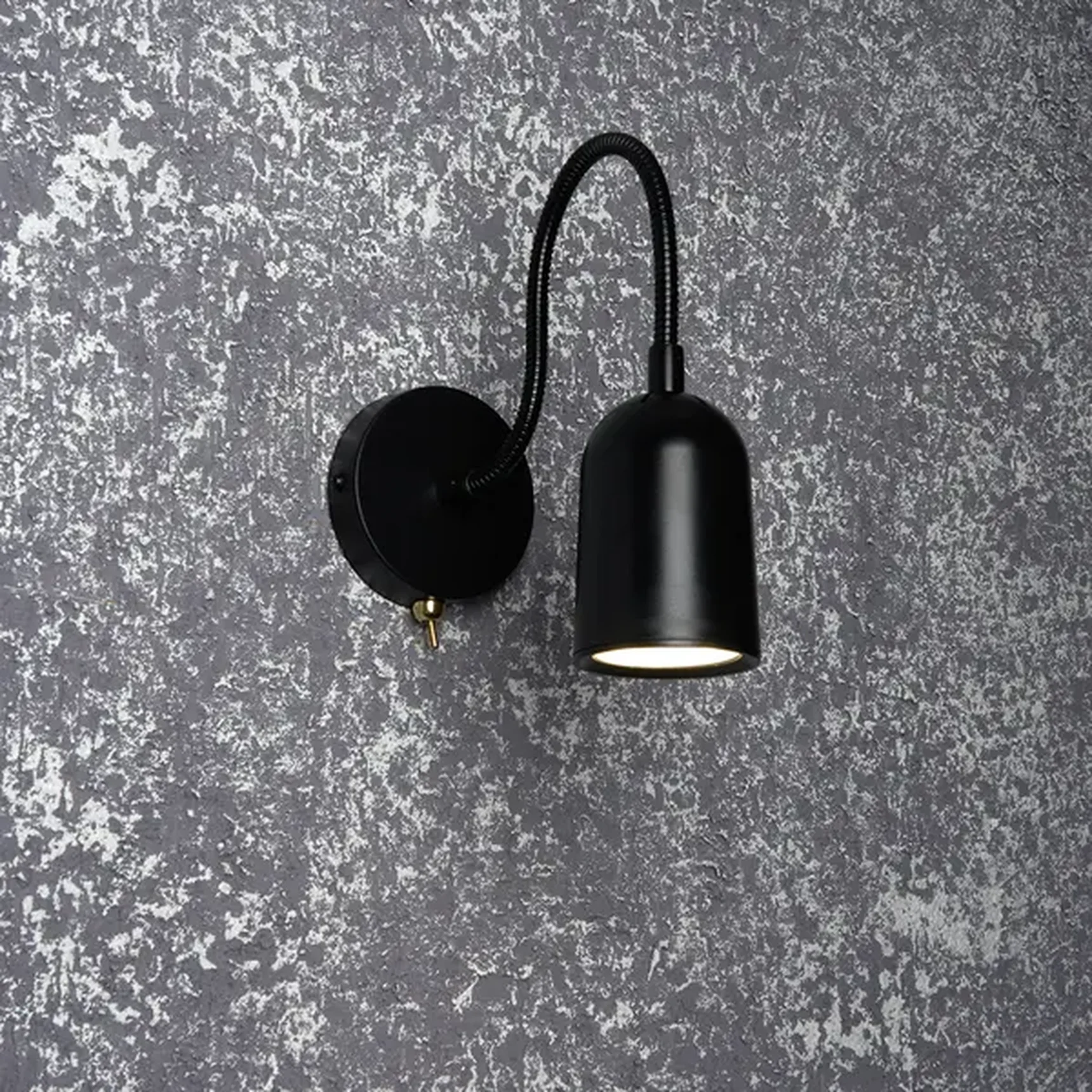 Светильник ML400 настенный под лампу с выключателем MR16/GU10, 35W,  черный, 48442