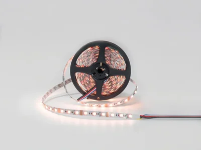 Светодиодная лента 5050, 60 LED/м, 19,2 Вт/м, 12В , IP20, Цвет: RGB + теплый белый, SWG560-12-19.2-RGBWW-M