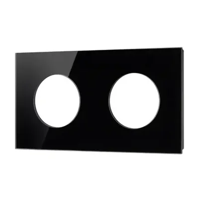 Рамка стеклянная FRM-GLARE-GC-2-BK (Arlight, -)