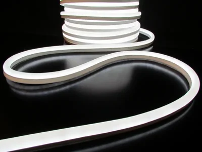 Гибкий неон LNH-FX-50-240V-W, проф.,14х27,5мм,белый,0,91м