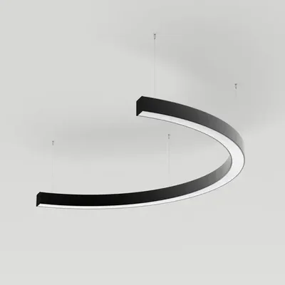 Светильник SP-LINE-HANG-ARC-C3535-D800-34W Warm3000 (BLACK, 230V) (Arlight, Металл)