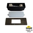 Светильник для подсветки лестниц встраиваемый FUMAGALLI NINA 150 6C1.000.000.BYJ1L Античная бронза