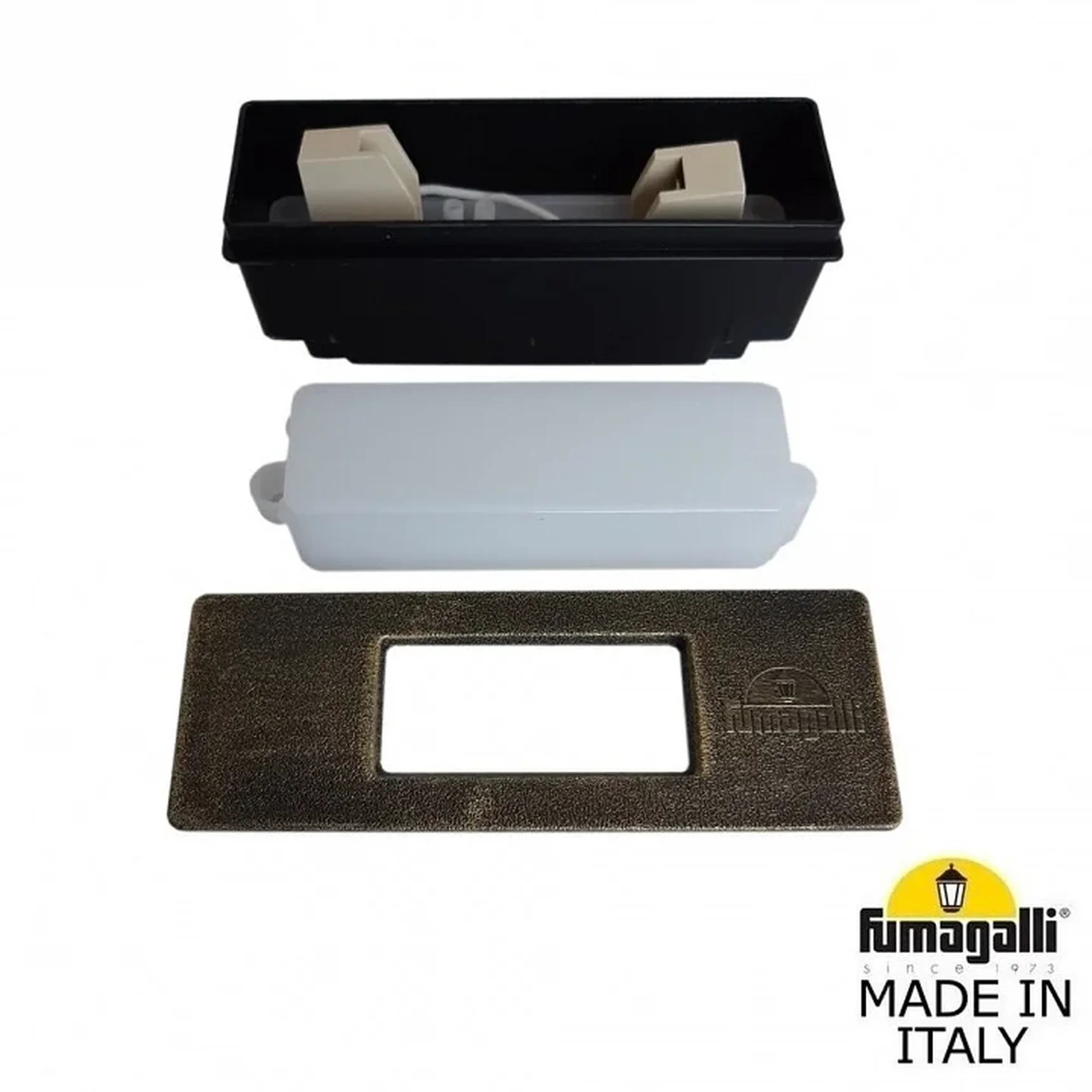 Светильник для подсветки лестниц встраиваемый FUMAGALLI NINA 150 6C1.000.000.BYJ1L Античная бронза