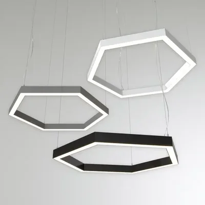 Шестиугольный контурный светильник Triangular corner, RVE130011