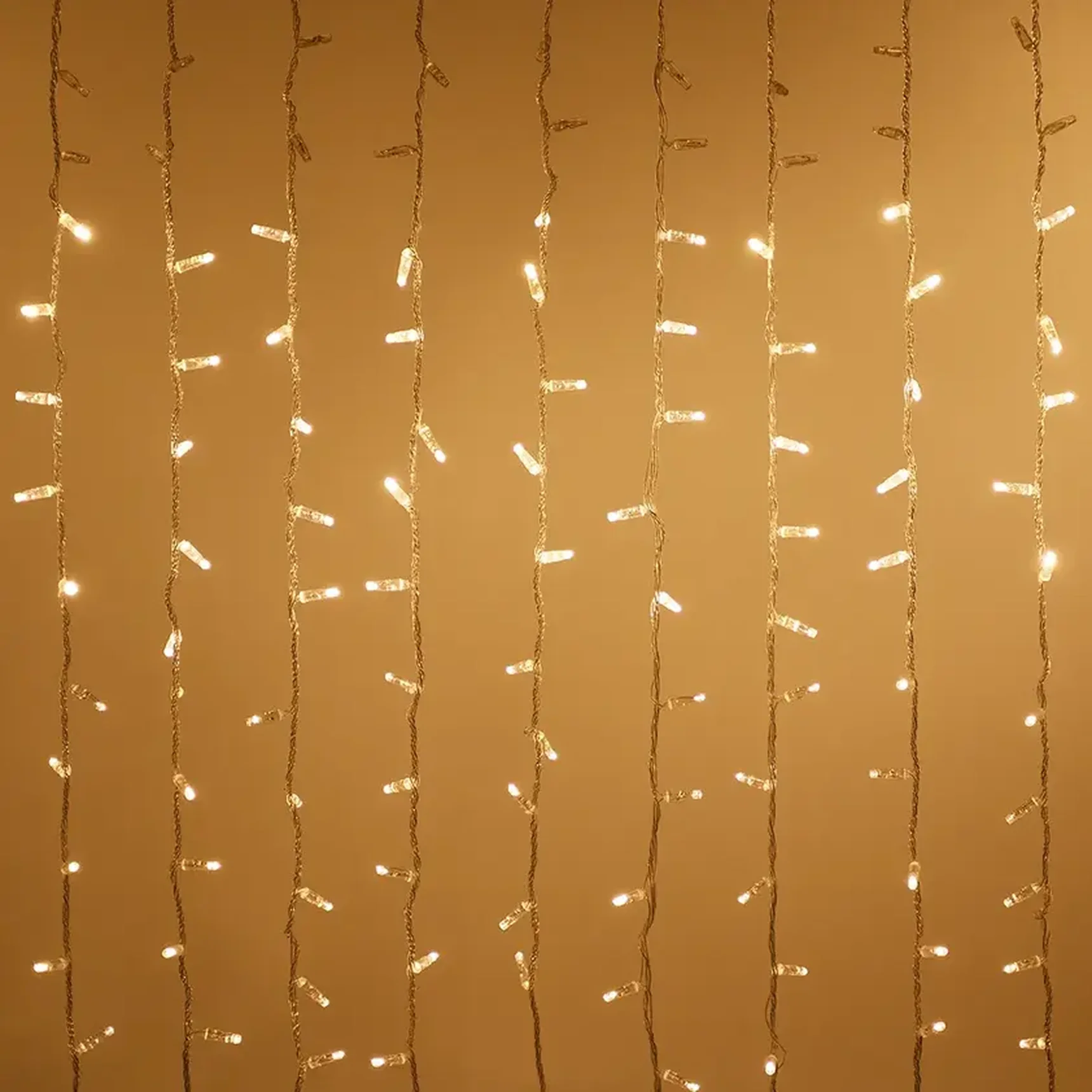 Светодиодная гирлянда ARD-CURTAIN-CLASSIC-2000x9000-CLEAR-2200LED-WATERFALL Warm (230V, 180W) (Ardecoled, IP65)