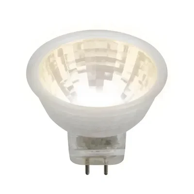 Лампа светодиодная Uniel GU4 3W 3000K прозрачная LED-MR11-3W/WW/GU4/220V GLZ21TR UL-00001702