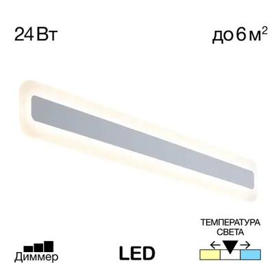 Citilux Тринити CL238560 Настенный светодиодный светильник Белый