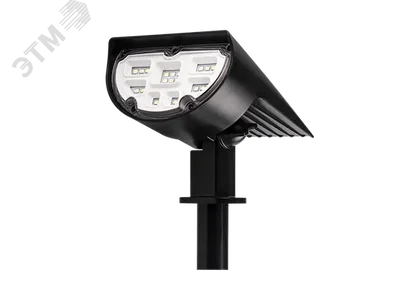 Светильник ландшафтный SLR-S07 с солнечной батареей устанавливается в грунт ФАZА