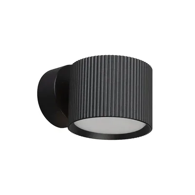 Светильник настенный Feron HL4580 ARIA 12W, 230V,GX53, черный IP20