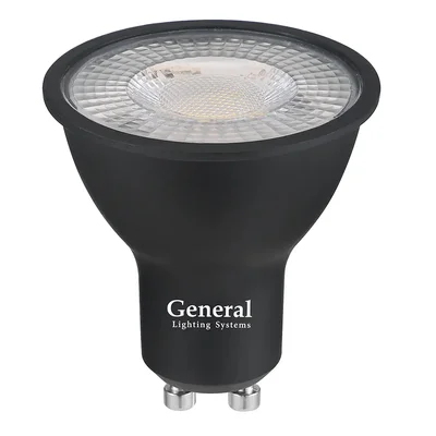 Лампа светодиодная General GLDEN-MR16-DIF-10-230-GU10-2700, 662105, 600Лм, теплый белый