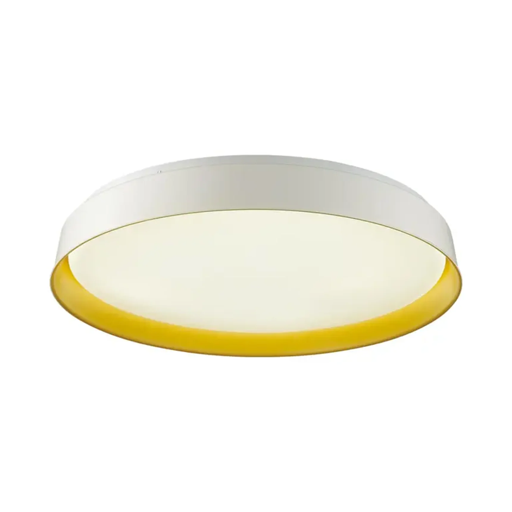7711/EL COLOR SN 102 Светильник пластик/желтый LED 70Вт 3000-6000К D510 IP43 пульт ДУ TUNA YELLOW