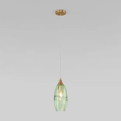 Подвесной светильник Eurosvet Lotus 50222/1 зеленый