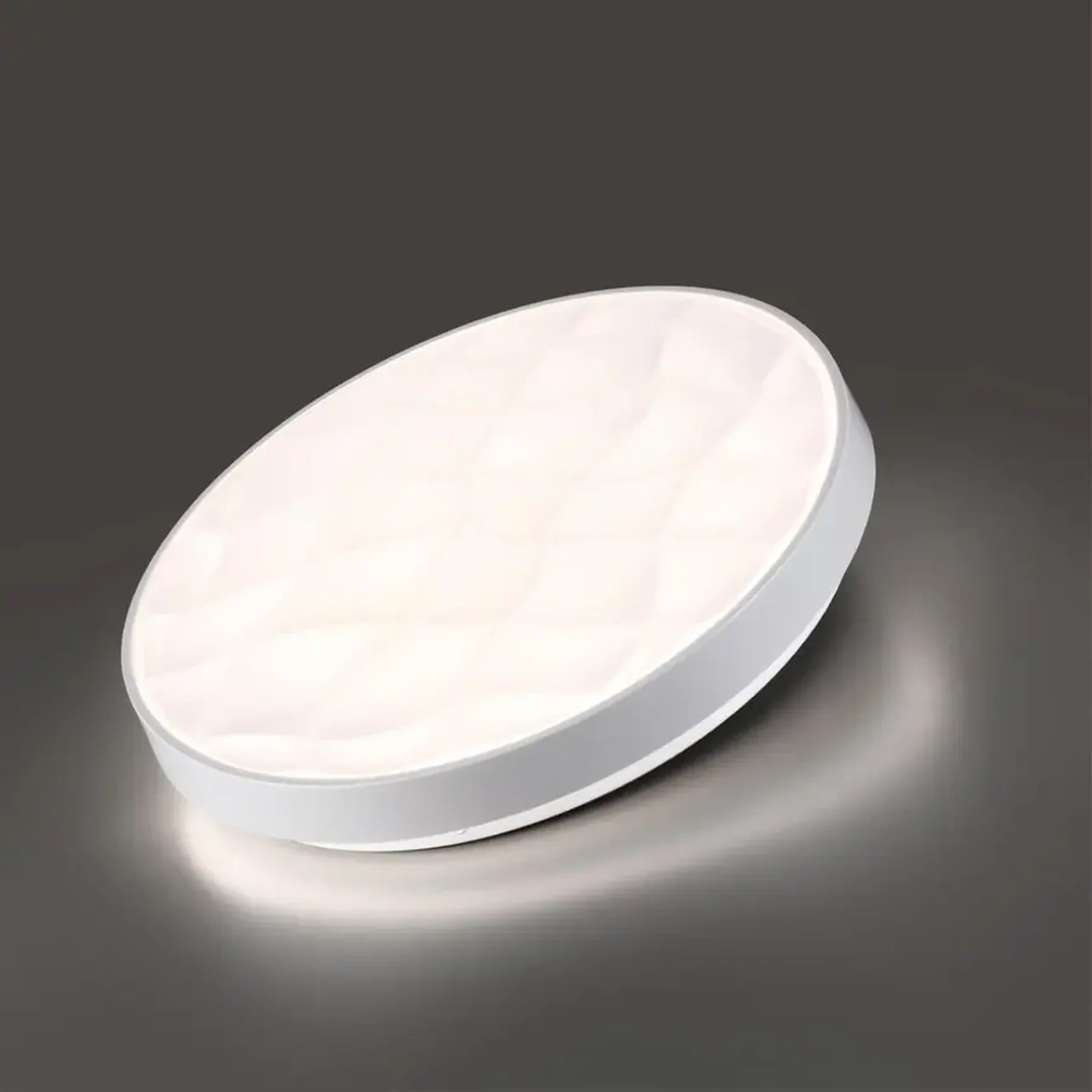 7672/DL PALE SN 154 Светильник пластик/белый LED 48Вт 4000К D380 IP43 GITUM