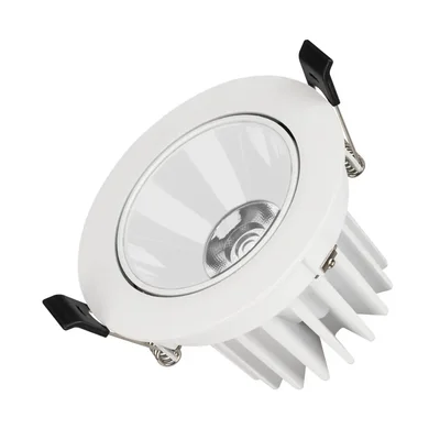Светильник MS-FORECAST-BUILT-TURN-R102-12W Warm3000 (WH-WH, 32 deg, 230V) (Arlight, IP20 Металл, 5 лет), 037188