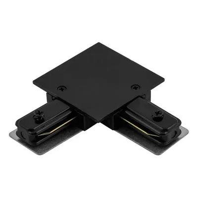 L коннектор для однофазных встраиваемых трековыx систем, Черный,KXZ-RC-BL-L