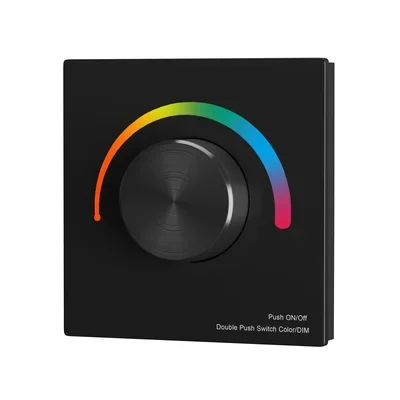 Роторная панель управления RF трехканальное 12-48VDC RGB, 711028