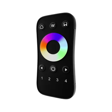 Пульт для светодиодной ленты RGBW 4 зоны, 711033