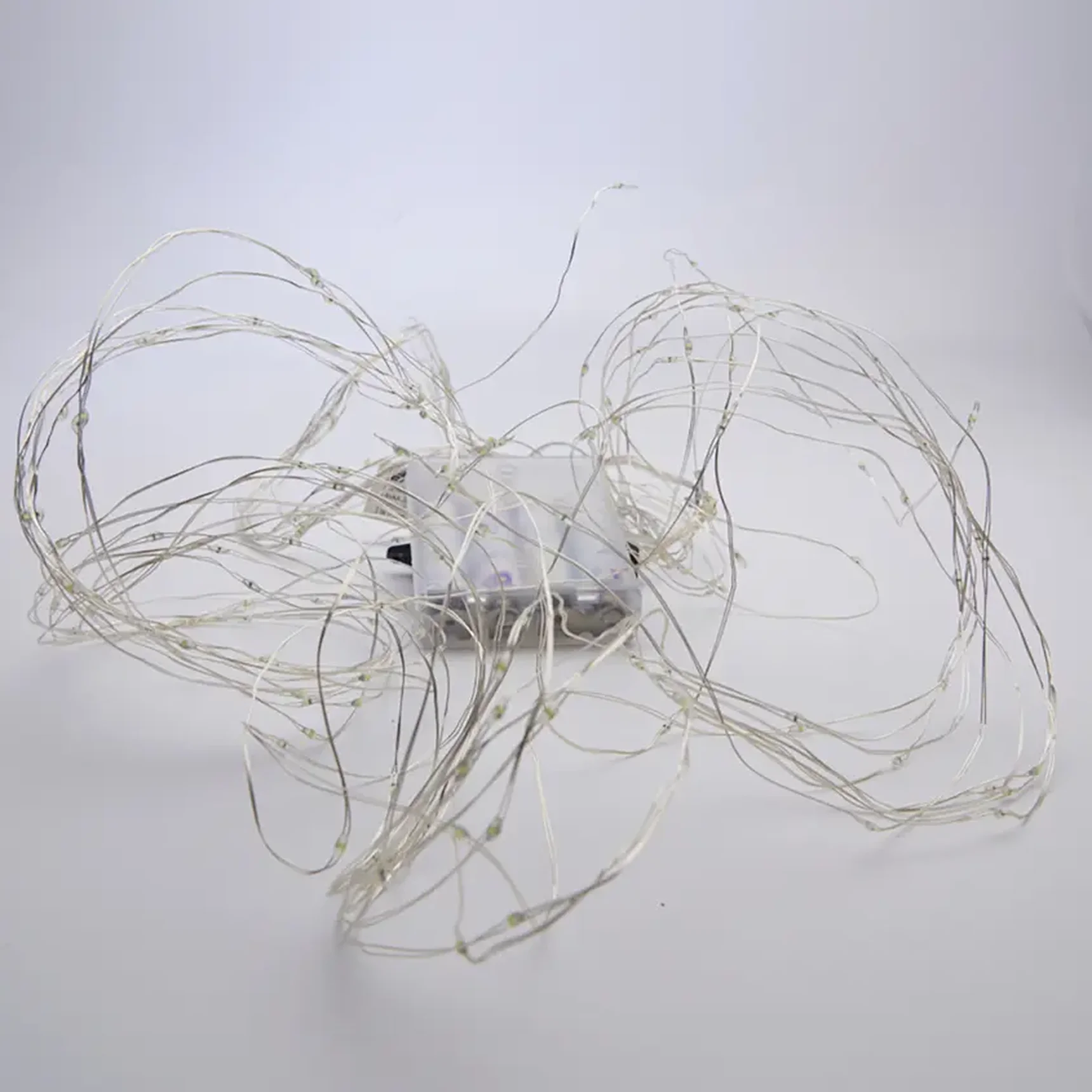 CL53 Гирлянда на елку, 200 LED теплый белый, 10 веток* 20 лампочек, 2м + 1м шнур, IP20