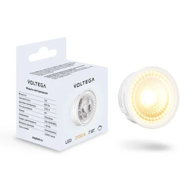 Светодиодный модуль 7W 2700K DIM 60°, 7204