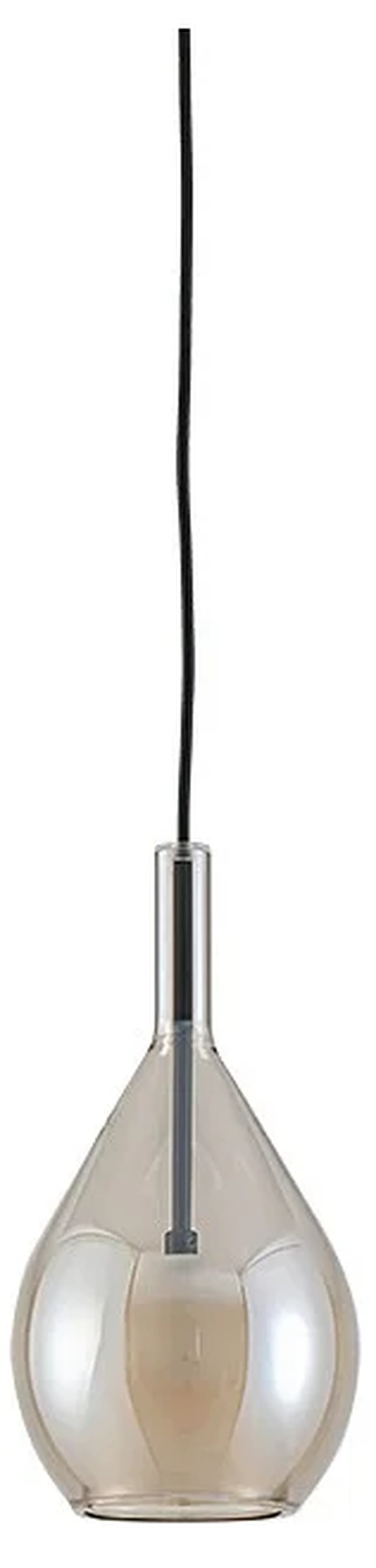 NEWPORT 7230 7231/S mat.black cognac, Подвесной светильник, Matte black Cognac glass+frost glass D15*H28,8/250 cm G9 1*7W