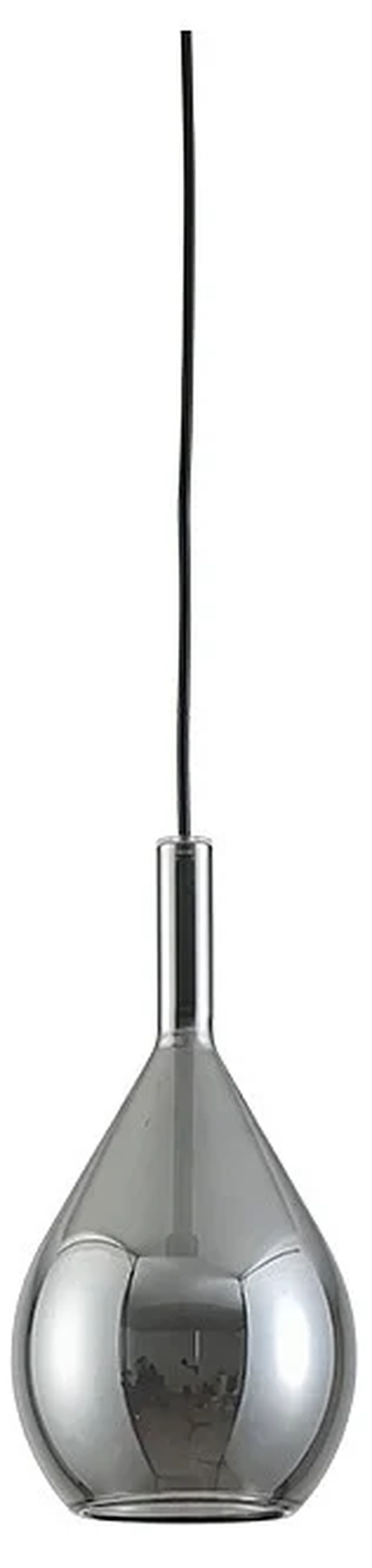 NEWPORT 7230 7231/S mat.black smokey, Подвесной светильник, Matte black Smokey glass+frost glass D15*H28,8/250 cm G9 1*7W