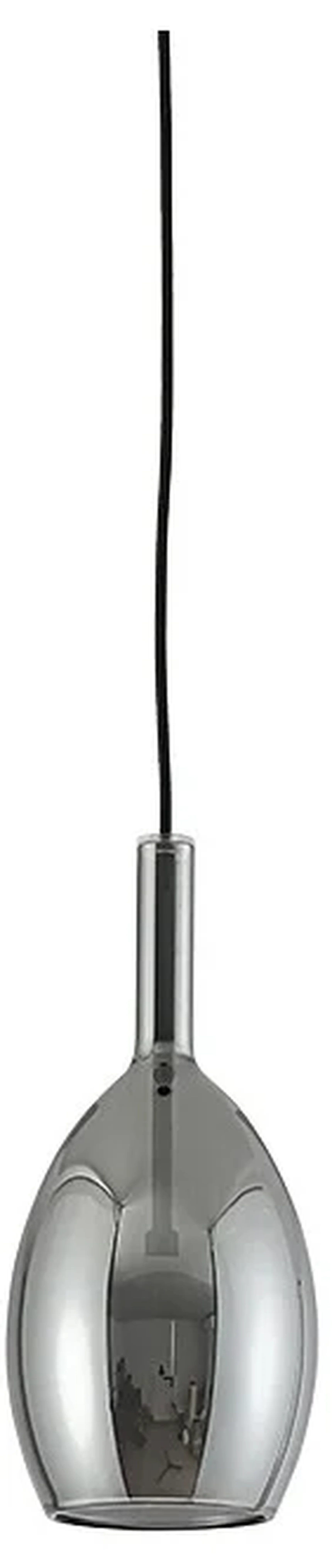 NEWPORT 7230 7232/S mat.black smokey, Подвесной светильник, Matte black Smokey glass+frost glass D13*H28,8/250 cm G9 1*7W