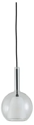 NEWPORT 7230 7233/S mat.black clear, Подвесной светильник, Matte black Clear glass+frost glass D15*H24/250 cm G9 1*7W