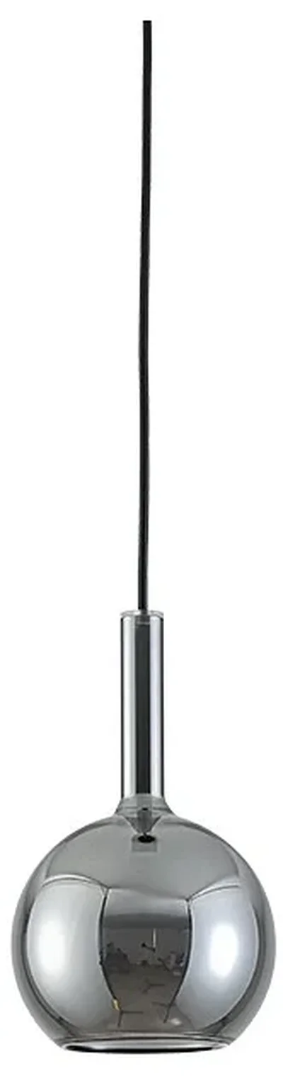 NEWPORT 7230 7233/S mat.black smokey, Подвесной светильник, Matte black Smokey glass+frost glass D15*H24/250 cm G9 1*7W