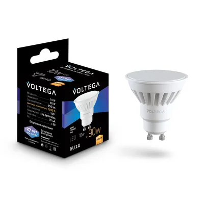 Светодиодная лампа Ceramics MR16 10W 3000K GU10 100°