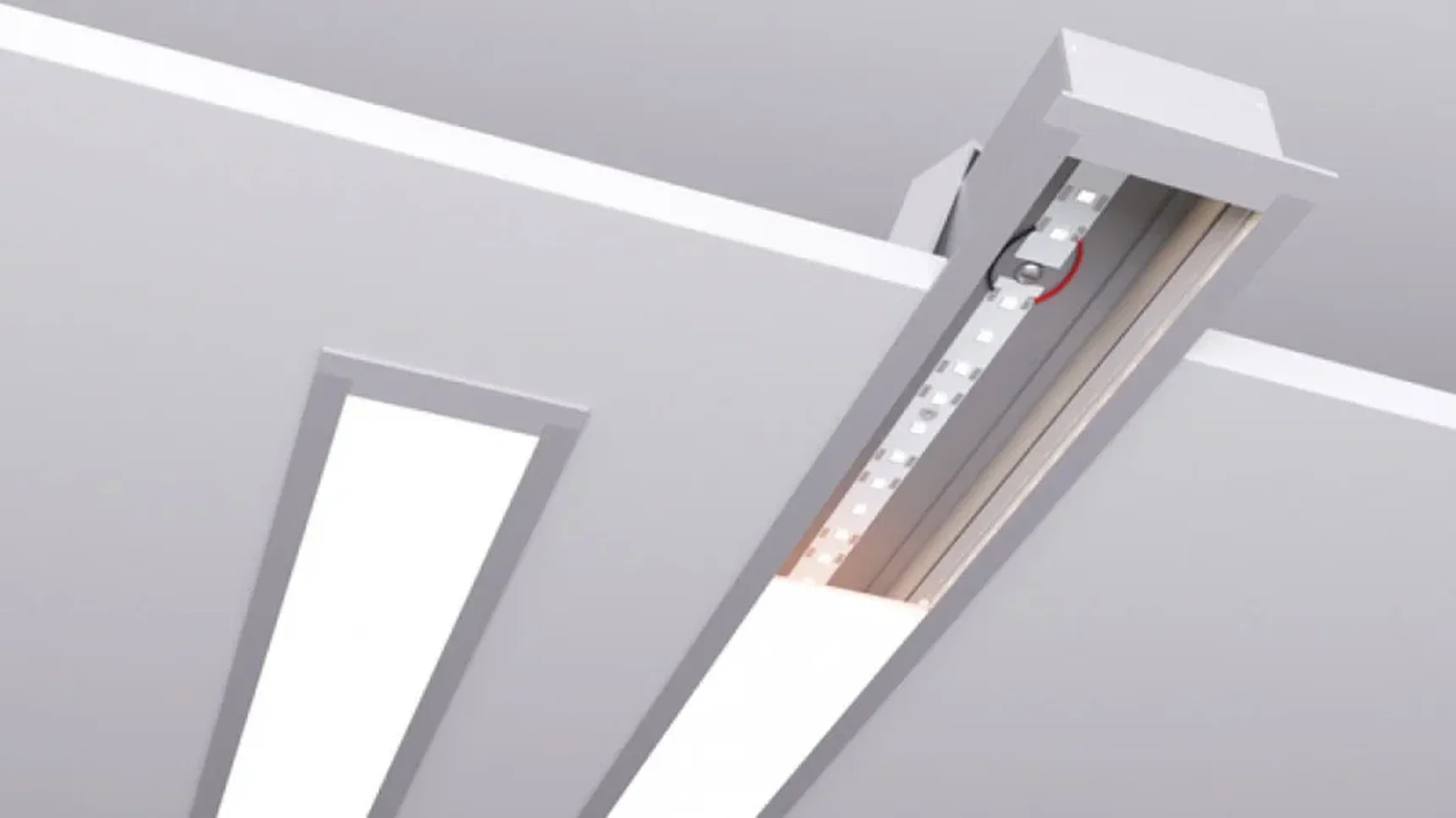 Светильник светодиодный линейный SILED LINEA INNER 992x63x32 (25 Вт, 5000K, Белый, Встраиваемый)