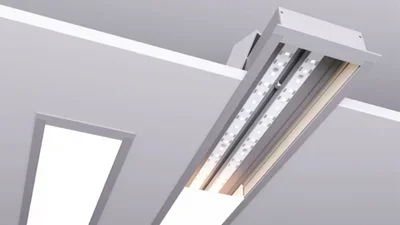 Светильник светодиодный линейный SILED LINEA INNER 992x88x32 (50 Вт, 5000K, Белый, Встраиваемый)