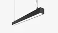 Светильник светодиодный линейный SILED LA LINEA 1484х28х25 (38 Вт, 3000K, Черный, Подвесной)
