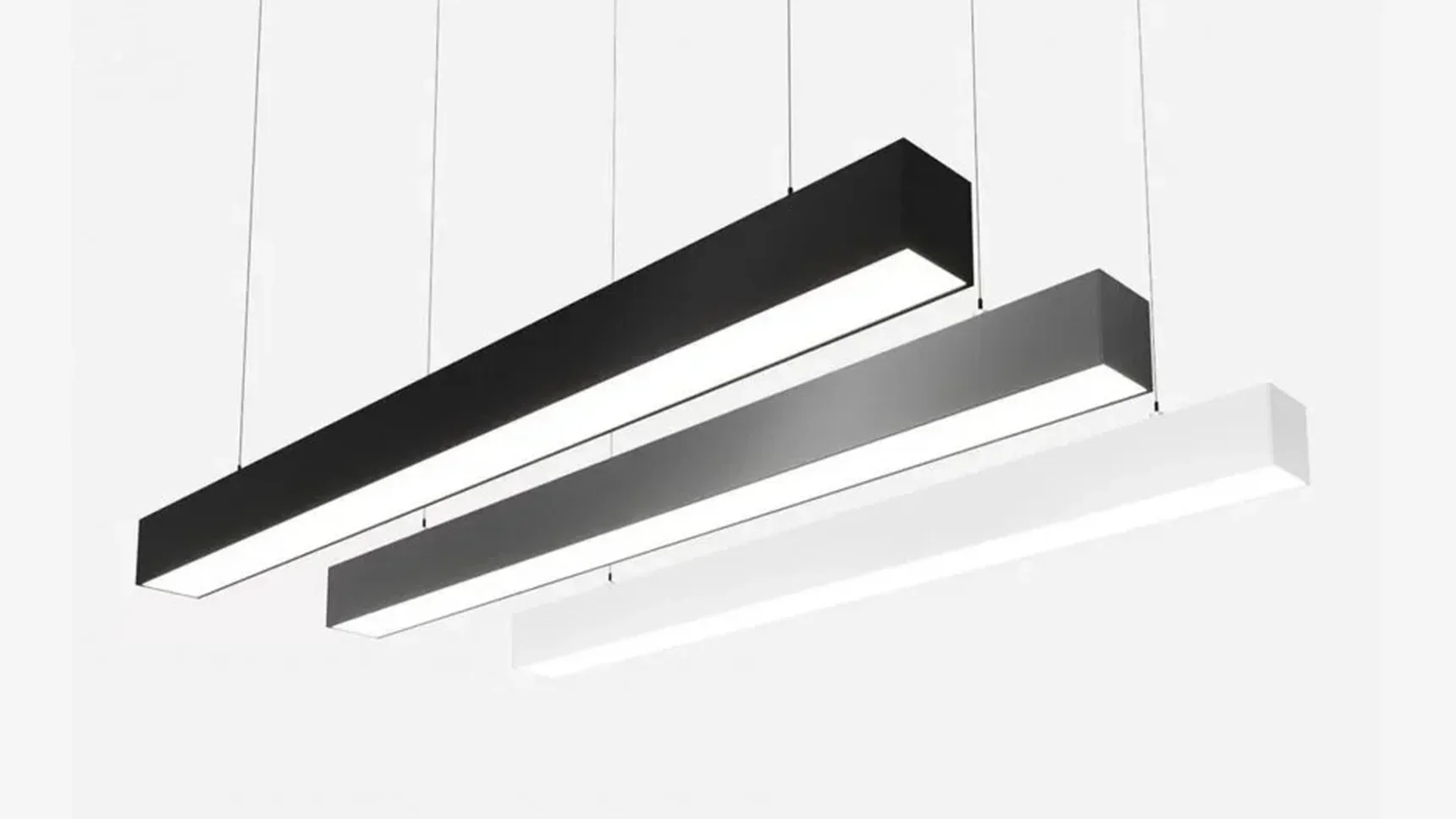 Светильник светодиодный линейный SILED LA LINEA 1484х35х90 (38 Вт, 5000K, Черный, Универсальный)