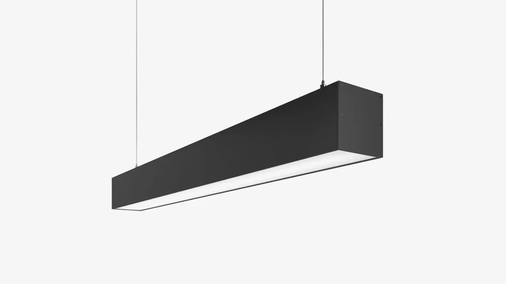 Светильник светодиодный линейный SILED LA LINEA 1484х50х50 (38 Вт, 3000K, Черный, Универсальный)