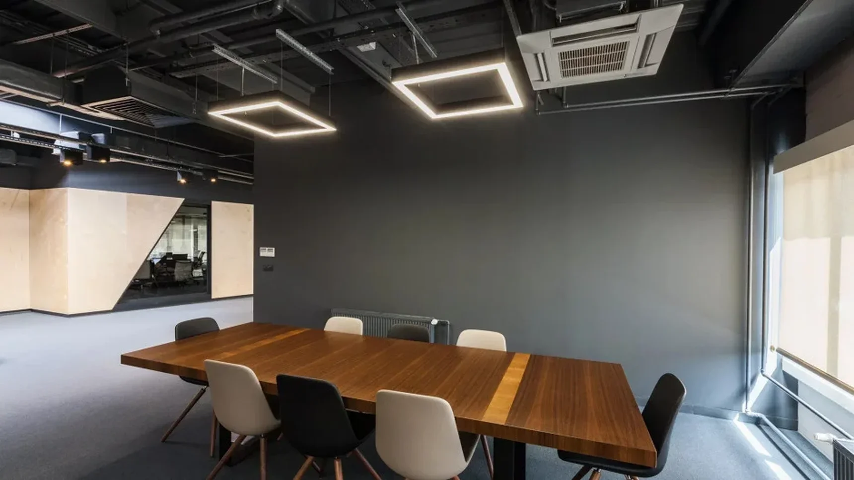 Светильник светодиодный квадрат SILED CUADRA-PROF 1480х1480х50х70 (125 Вт, 3000K, Черный)