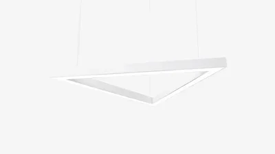 Светильник светодиодный треугольник SILED TRIGON-PROF 1020х890х50х70 (69 Вт, 3000K, Белый)
