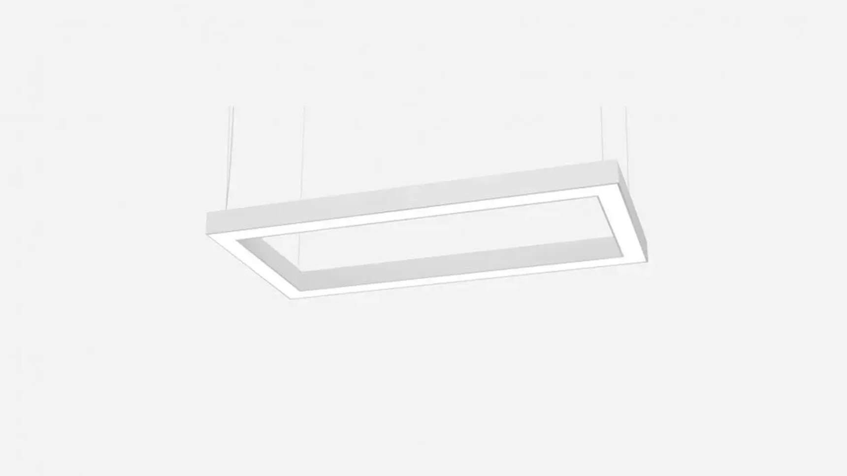 Светильник светодиодный квадрат SILED CUADRA-PROF-02 520х300х50х70 (41 Вт, 3000K, Белый)