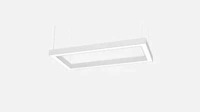 Светильник светодиодный квадрат SILED CUADRA-PROF-02 1960х1000х50х70 (125 Вт, 4000K, Белый)