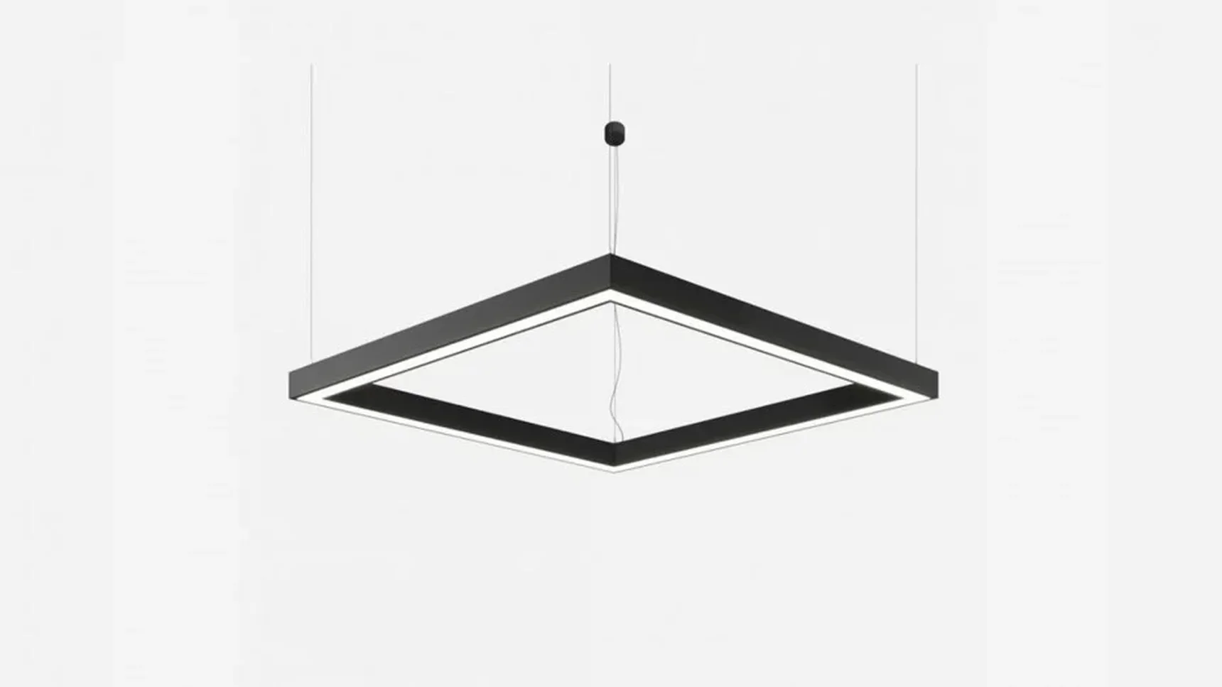 Светильник светодиодный ромб SILED ROMB-PROF 900х520х50х70 (52 Вт, 3000K, Черный)