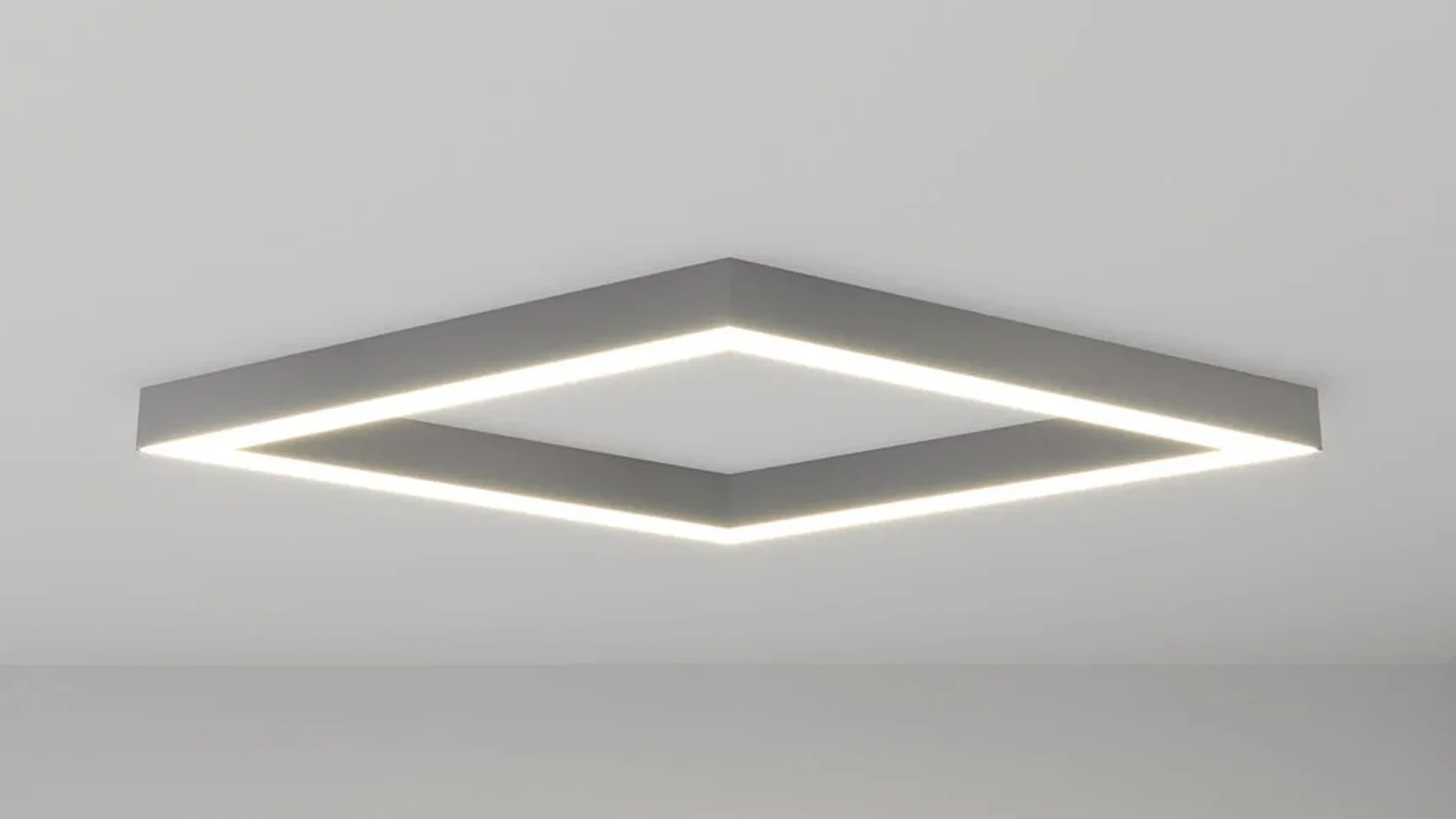 Светильник светодиодный ромб SILED ROMB-PROF 2530х1470х50х70 (150 Вт, 4000K, Белый)