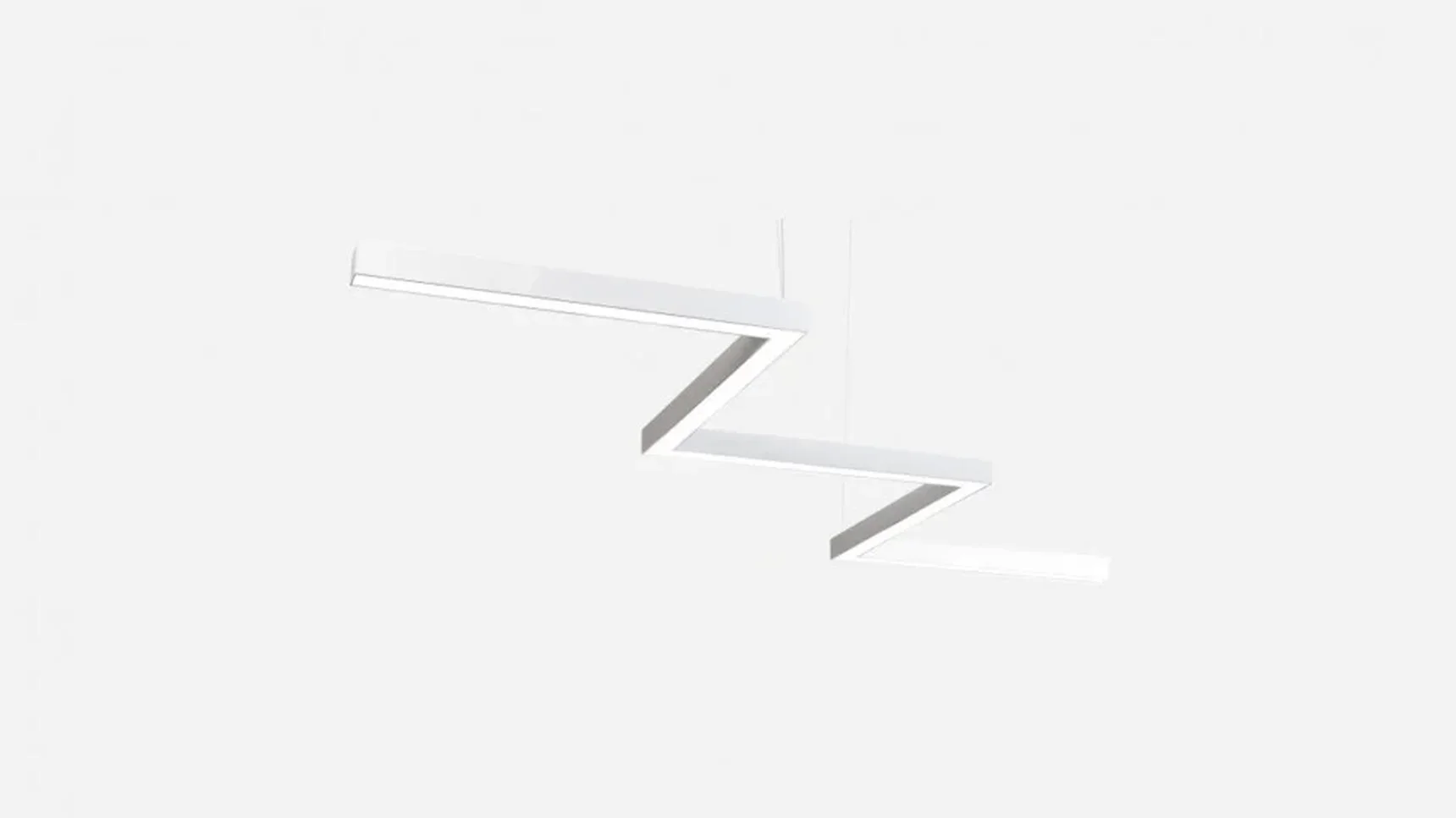 Светильник светодиодный зигзаг SILED SNAKE-02-PROF 1670х390х50х70 (63 Вт, 3000K, Белый)