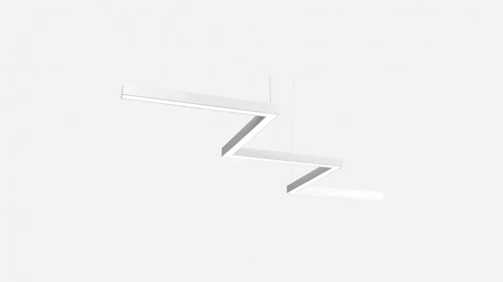 Светильник светодиодный зигзаг SILED SNAKE-02-PROF 2550х570х50х70 (96 Вт, 3000K, Белый)